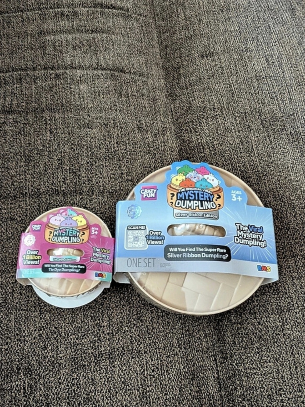Mystery Dumpling Silver Ribbon Edition & Mini Mystery Dumpling Tye-dye.